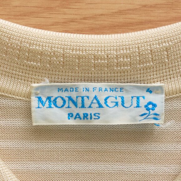 MONTAGUT Paris Men's Polo Shirt Vintage, Size 4, Made in France - Picture 6 of 9